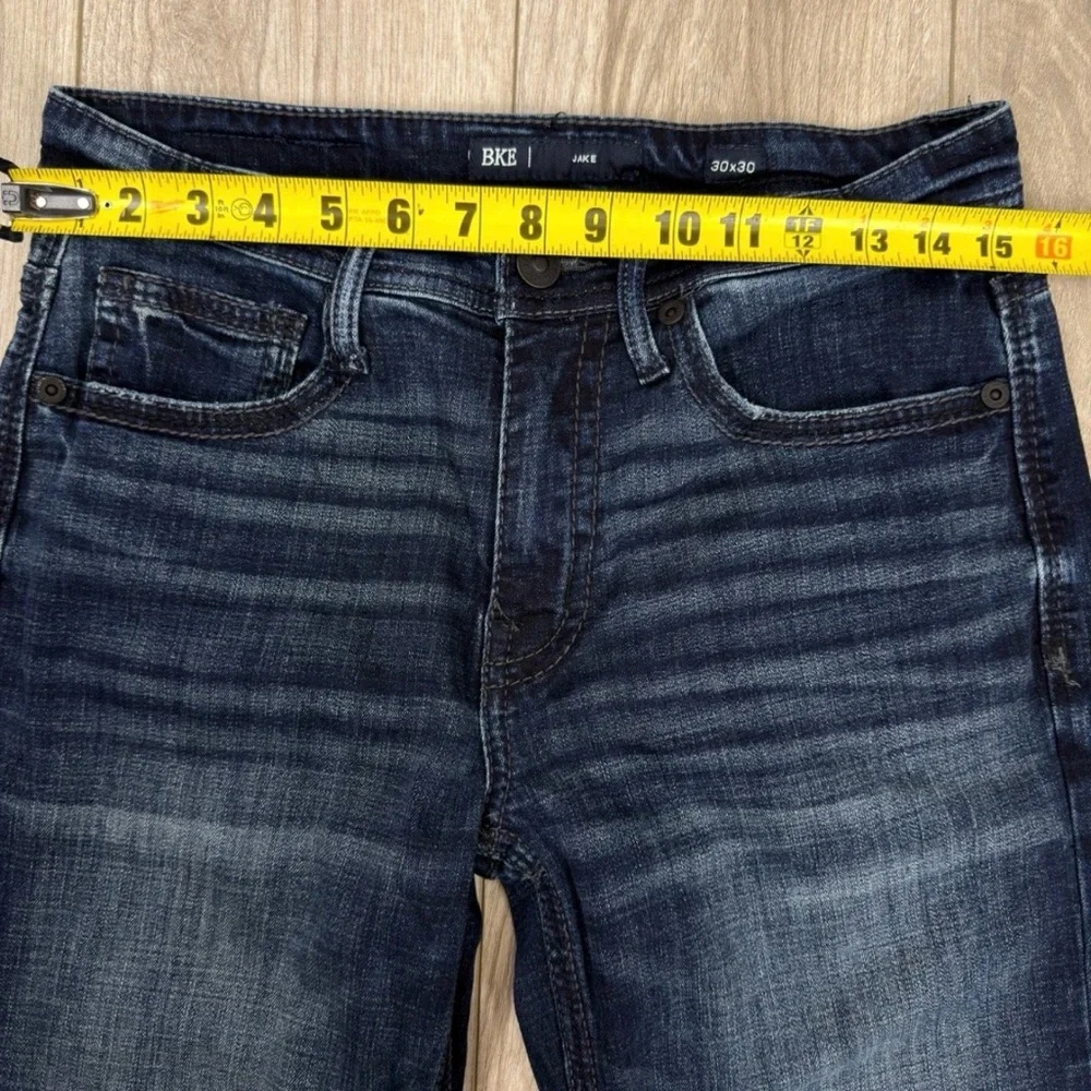 BKE Jake Straight Jeans 30x30 Dark Wash Stretch